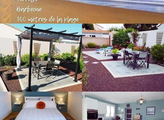 Jolie Maison Au Calme - 300M De La Plage - Terrasse - Barbecue