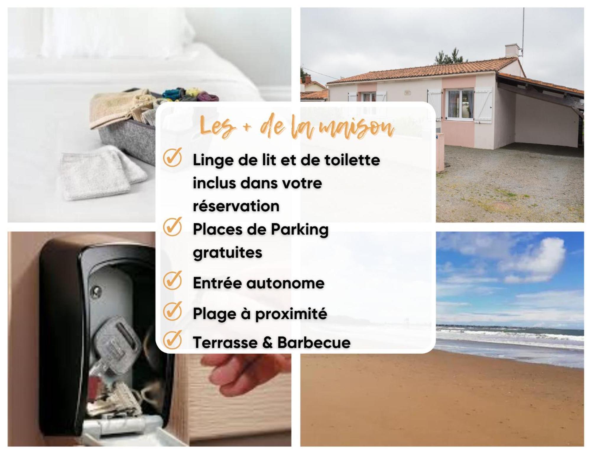 Hébergement de vacances Jolie Maison Au Calme - 300m De La - Terrasse - Barbecue